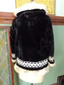   ARCTIC CAT Eskimo faux fur jacket snowmobile S parka hooded  