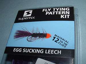 Superfly Fly Tying Pattern Kit   Egg Sucking Leech 620070317893  