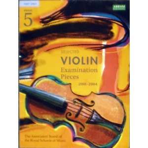  Selected Violin Examination Pieces 2001 2004 Grade 5 