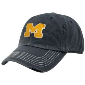  Michigan Wolverines Navy High Ball Hat: Sports & Outdoors