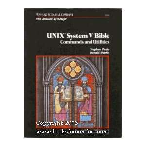  Unix System V Bible Commands and Utilities (The Waite 