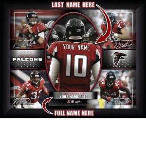  Personalized Atlanta Falcons Action Collage Print Sports 