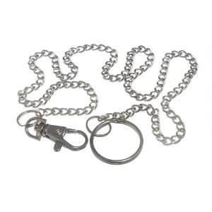  HIPSTER JAILORS KEY RING CLIP ON CLASP NICKEL PLATED STEEL 