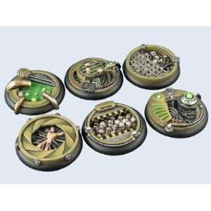  Battle Bases BioTech Bases, WRound 40mm (2) Toys & Games
