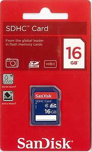 NEW SanDisk 16GB Class 4 SD SDHC 16G Flash Memory Card  