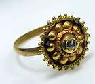 vintage ethnic tribal 22 K gold rose cut Diamond ring antique