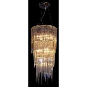   Light Clear Crystal Drop Ceiling Fixture