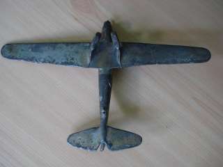 WWII ORIGINAL GERMAN DIECAST MODEL OF JUNKERS AIRPLANE  