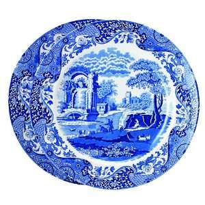 Spode Blue Italian 12 1/2 Inch Round Platters, Set of 2:  