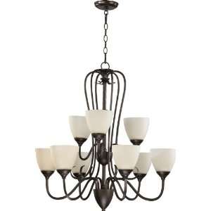 Powell Family 29 Toasted Sienna Chandelier 6008 9 44
