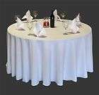 10 Pack 132 Inch Round Tablecloths, Seamless   3 Colors  