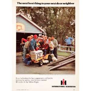   Cadet Lawn Tractor Mower Advertisement Lawn Farm   Original Print Ad