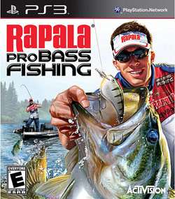 PS3   Rapala Pro Bass Fishing 2010 with Rod   By Activision 