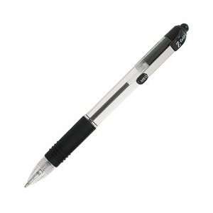 Zebra Z Grip Retractable Ballpoint Pen, 1.0mm, Black, 10 Pack (22211)