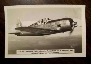 VULTEE VANGUARD P48 AIRPLANE Army Photo Postcard WWII  