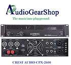 CREST AUDIO CPX 2600 1550 Watt Power Amplifier