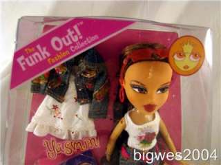 2004 Bratz Doll Yasmin The Funk Out Fashion Collection  
