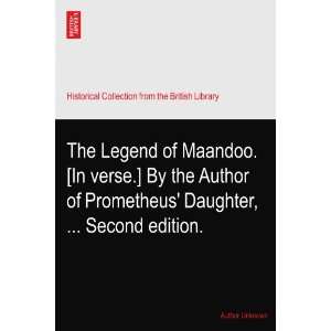   of Prometheus Daughter,  Second edition. Author Unknown Books