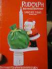 Vintage Electric Christmas Santa Claus Holding Working Bubble Light 
