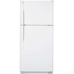 GE 18.2 Cubic feet Top freezer White Refrigerator  Overstock