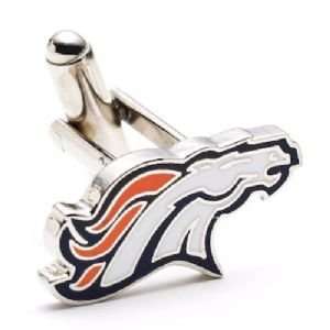  Denver Broncos NFL Logod Executive Cufflinks w/Jewelry Box 