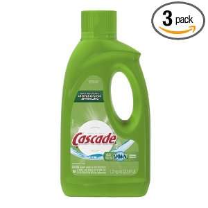 Cascade Gel Dishwasher Detergent, Fresh Scent, 45 Ounce (Pack of 3 