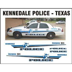  BILL BOZO KENNEDALE TEXAS POLICE DECALS: Home Improvement
