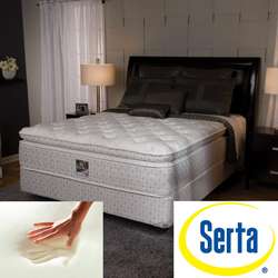 Serta Delphina Pillow top California King size Mattress and Box Spring 