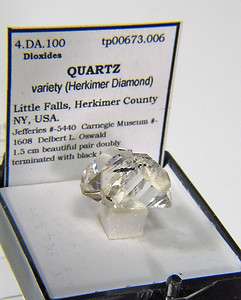   Herkimer Diamond) (tp673.006) Little Falls, Herkimer County NY  