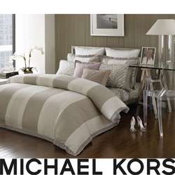 Michael Kors Malibu Grey Queen Comforter  