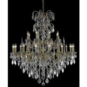  Elegant Lighting 9724G44FG/RC chandelier: Home Improvement