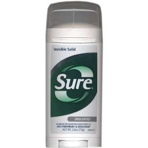  Sure Invisible Solid Unscented Anti Perspirant Deodorant 2 
