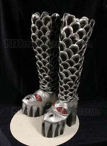 KISS GENE SIMMONS DESTROYER COSTUME BOOTS   size 10 11  