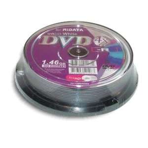  Ridata 4X Mini White Inkjet DVD R 10 Pak Electronics