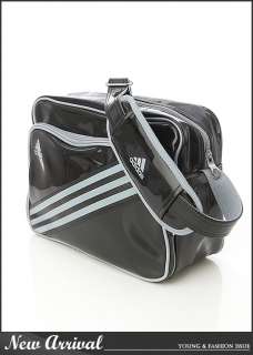 BN Adidas Enamel 3S S Messenger Bag Shiny Black  