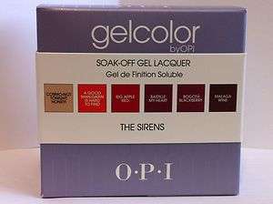 The Sirens Kit OPI Gelcolor Gel Color Soak off gel Lacquer  