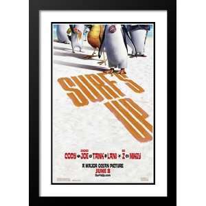 Surfs Up 20x26 Framed and Double Matted Movie Poster   Style H   2007