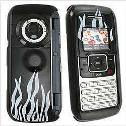 Clip on Silver Flame Case for LG enV VX 9900  