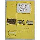 BALDWIN ORGAN COURSE Books 1   4 + BONUS ~ LOT 5 Sheet Music 