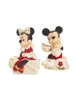 Lenox Disney Mickey & Minnie Picnic Pals Salt and Pepper Shakers
