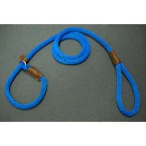   Rope British Slip Lead Dog Leash (Blue) 1/2 X 5ft.