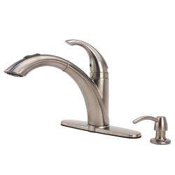   Pullout Kitchen Faucet w/ Matching Soap Dispenser  Overstock