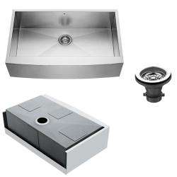   Stainless Steel Kitchen Sink Faucet and Dispenser  Overstock
