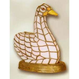  Tiffany Candelabra Art Glass Duck Lamp