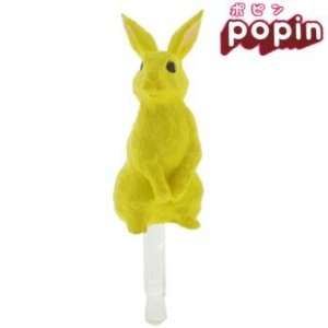  POPIN Rabbit Earphone Jack Accessory (Yellow) Electronics