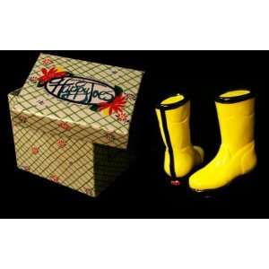   Yellow Wellies` Fireman Boots Salt & Pepper Shakers