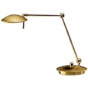  Brushed Brass Adjustable Holtkoetter Pharmacy Desk Lamp 