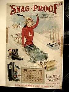 Brownies (Pixies) Snag Proof Calendar / 1905  