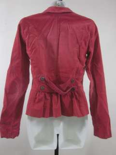 ARMANI EXCHANGE Pink Long Sleeve Velvet Blazer Jacket S  
