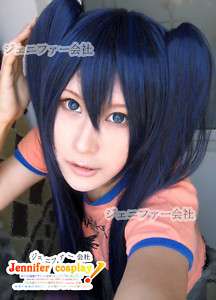 Vocaloid 2 Black Rock Shooter Miku Cosplay Wig Costume  